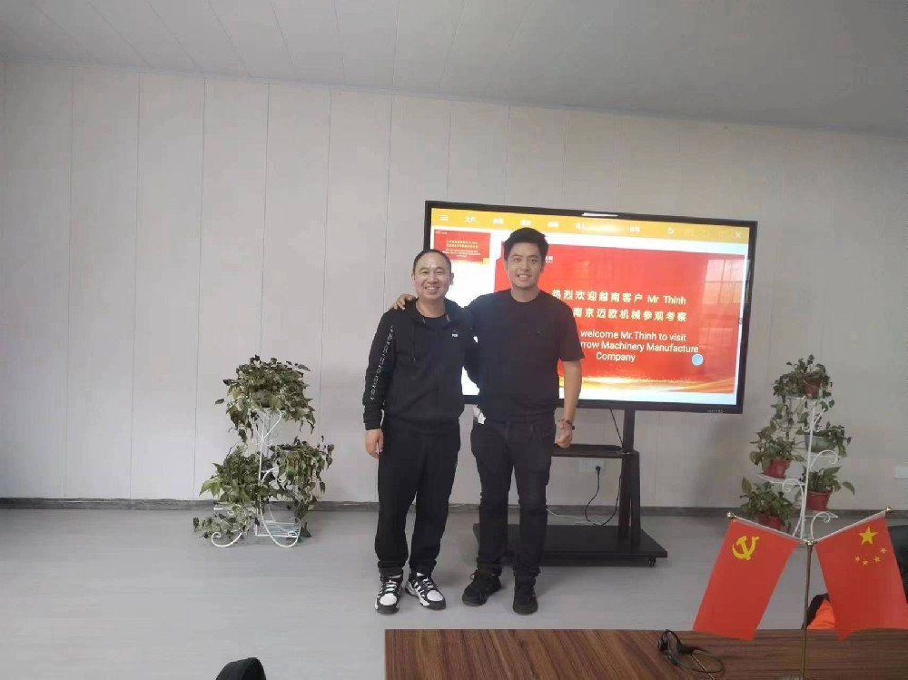 越南、印度客戶來我司參觀考察